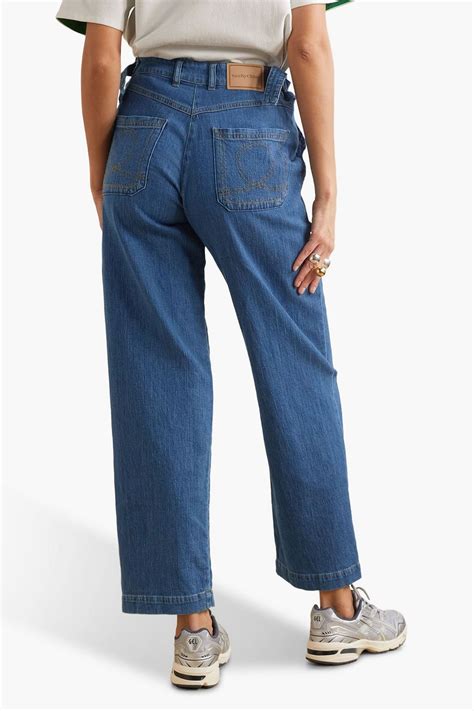 see by chloe wide leg jeans|SEE BY CHLOÉ High.